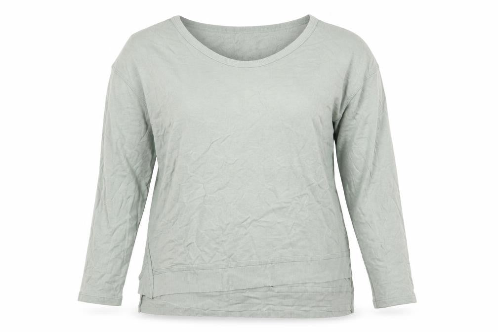 River Island Women's Green Basic T-Shirt, UK 16, 3/4 Sleeve