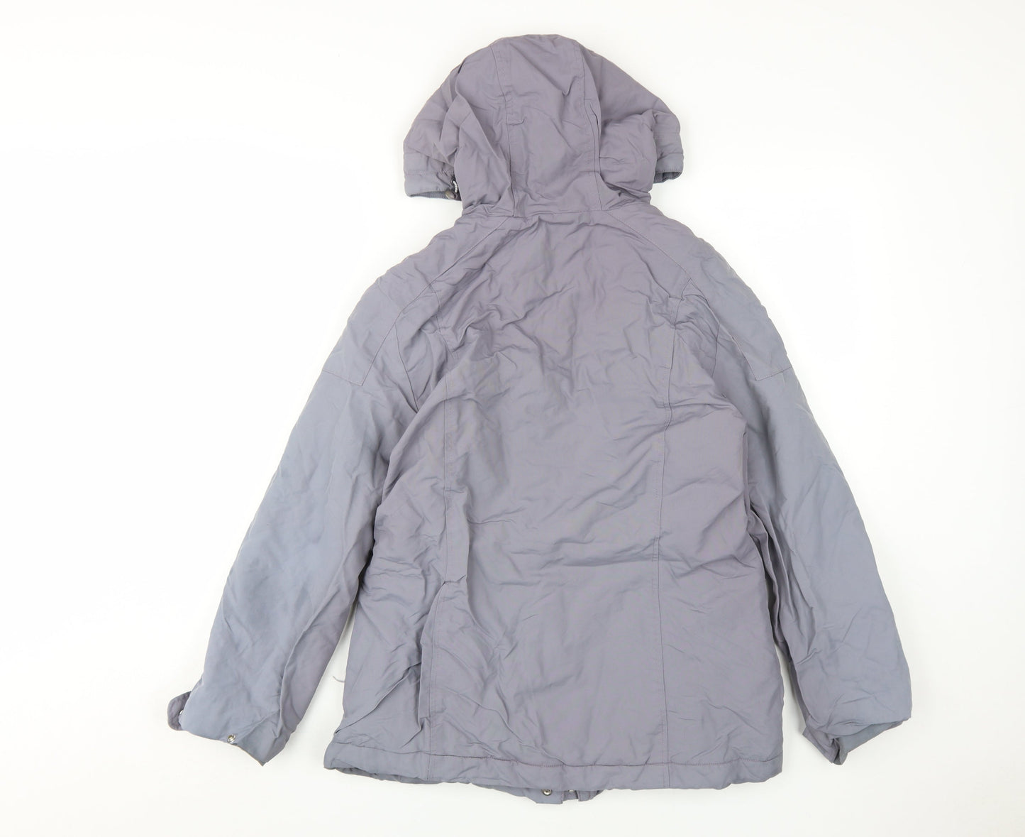 Marks and Spencer Women's Purple Hooded Puffer Jacket Size 10