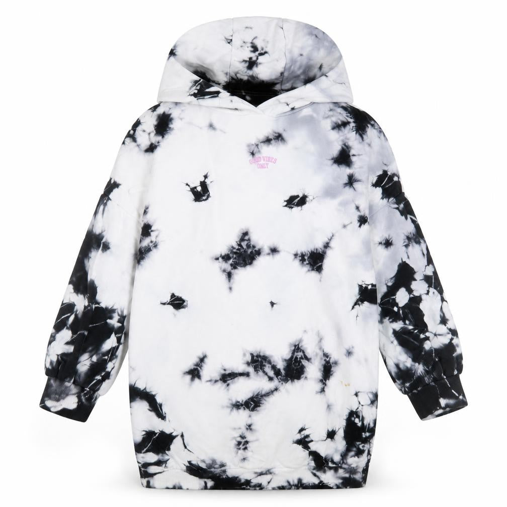 Next Girls Multicoloured Tie Dye Hoodie, 10 Years, Pullover Style