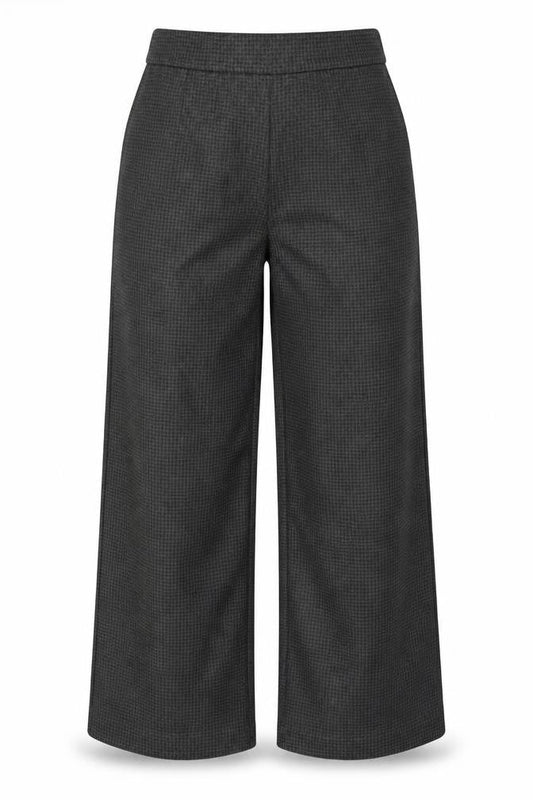 Marks & Spencer Women's Grey Wide-Leg Trousers Size 12