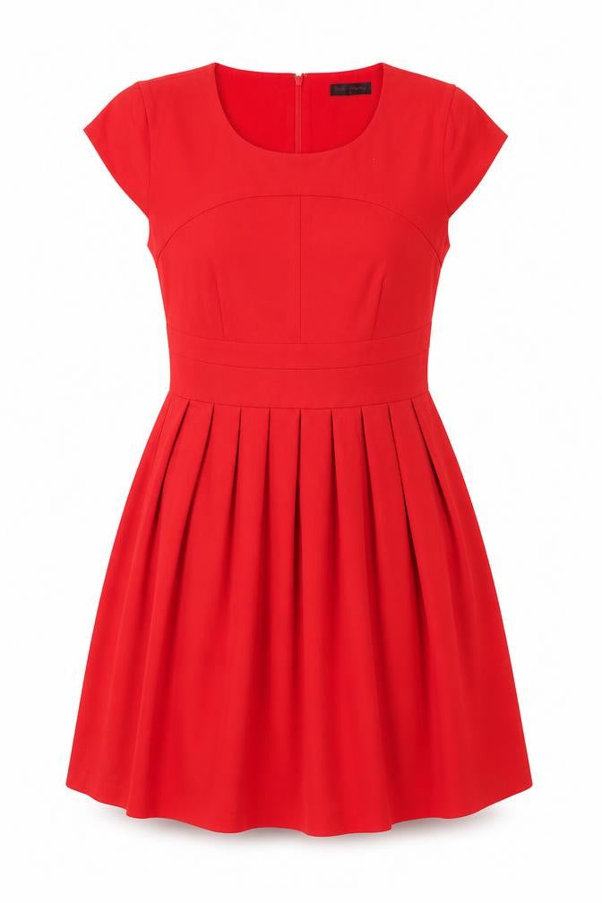 Miss Selfridge Women's Red A-Line Dress, Size 12
