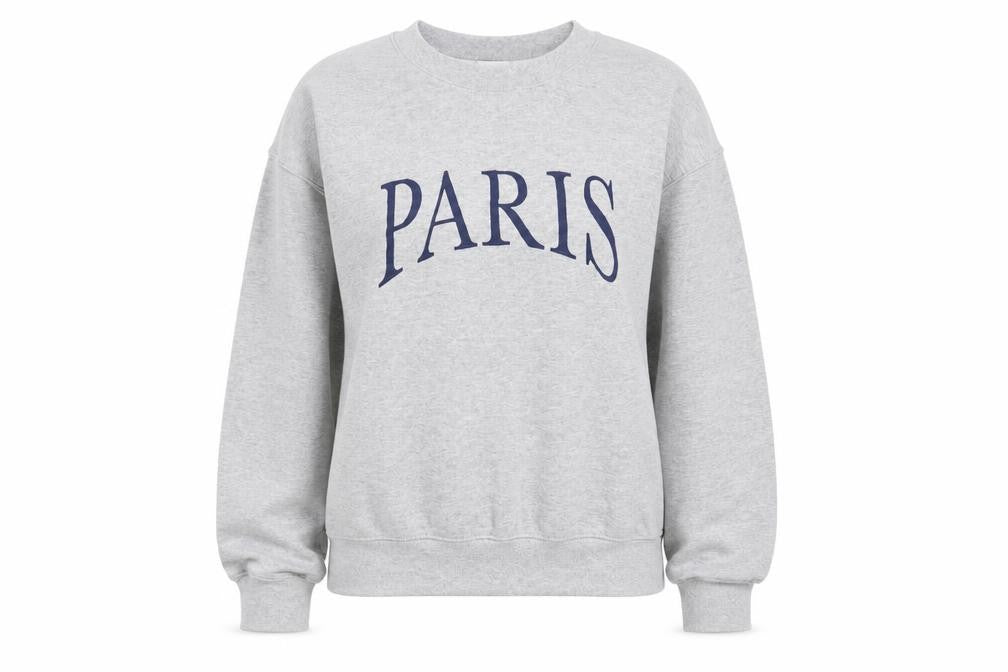 Topshop Women's Grey S Pullover Sweatshirt