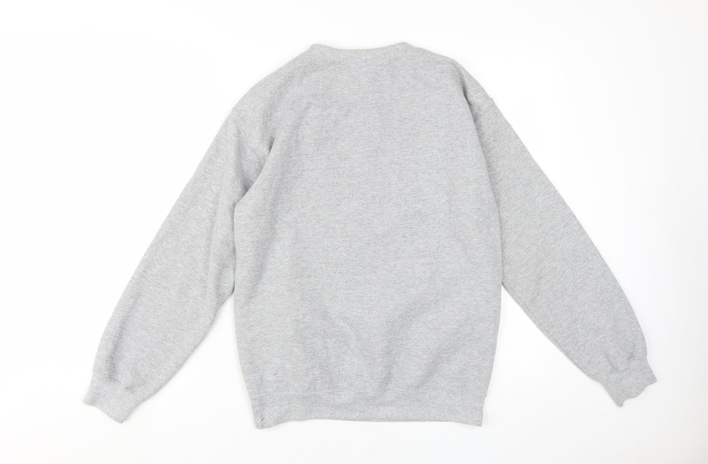 Topshop Women's Grey S Pullover Sweatshirt