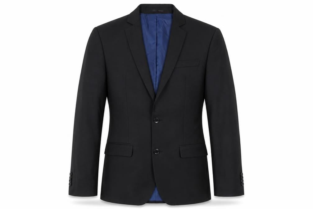 River Island Men's Black Regular Fit Blazer Size 38R