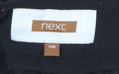 Next Women's Black Straight Trousers Size 10