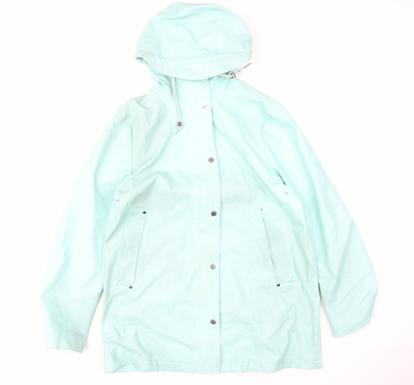 Marks and Spencer Women's Green Rain Coat Jacket Size 12