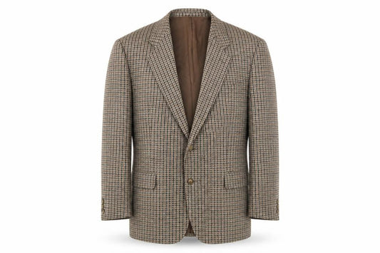 St Michael Men's Green Check Blazer, Size 44S, Wool