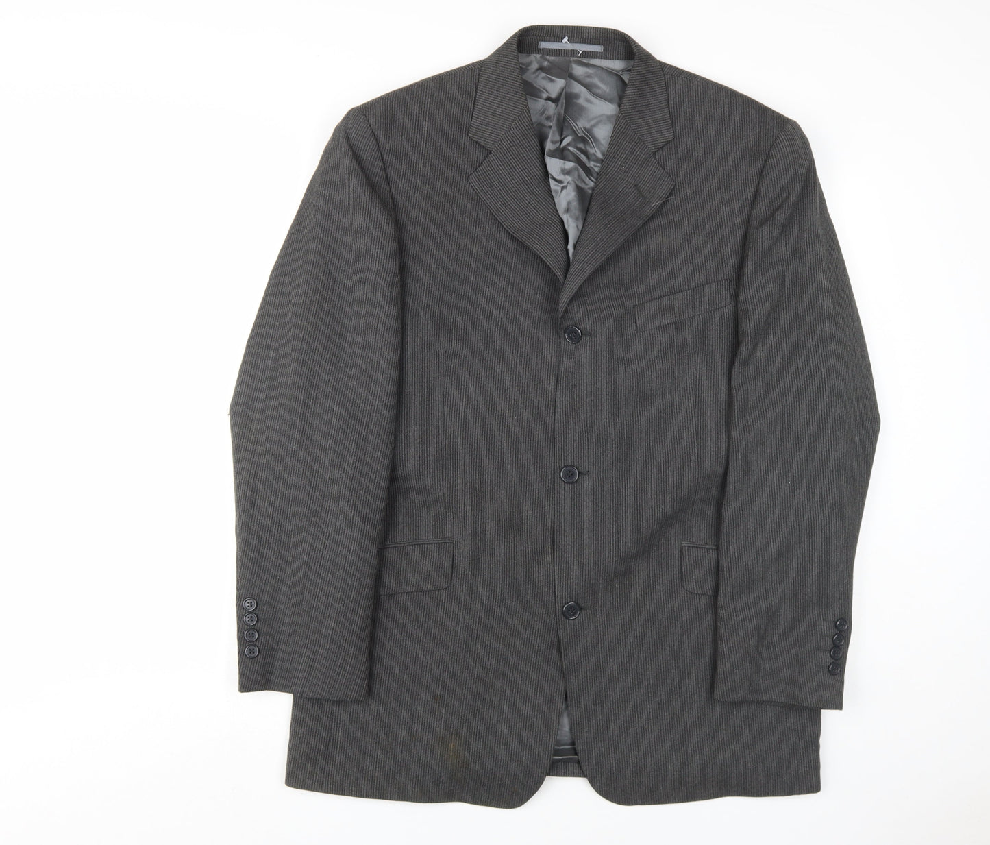 Blakes Men's Grey Striped Blazer, 42R