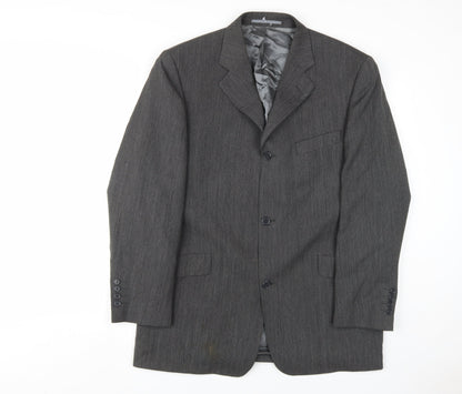 Blakes Men's Grey Striped Blazer, 42R
