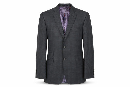 Ted Baker Men's Grey Check Blazer 42R
