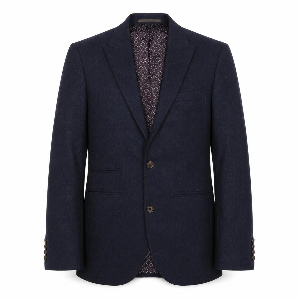 Next Men's Blue Blazer, Size 34R, Wool Blend, Excellent