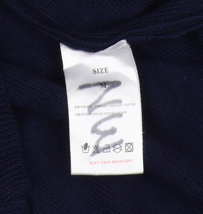 QED London Women's Blue Pullover Jumper M