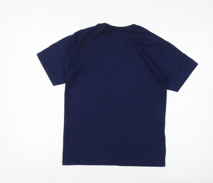 Back view of Velva Sheen boys’ blue disney mickey mouse t-shirt - l, graphic