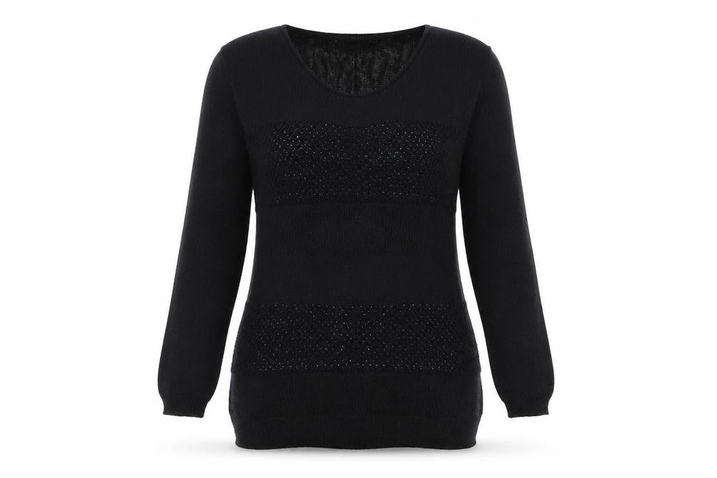 Marks & Spencer Women's Black Knit Pullover Jumper