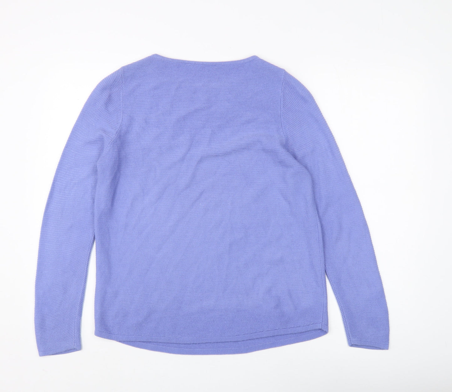 Bonmarché Women's Purple Acrylic Jumper Size 12