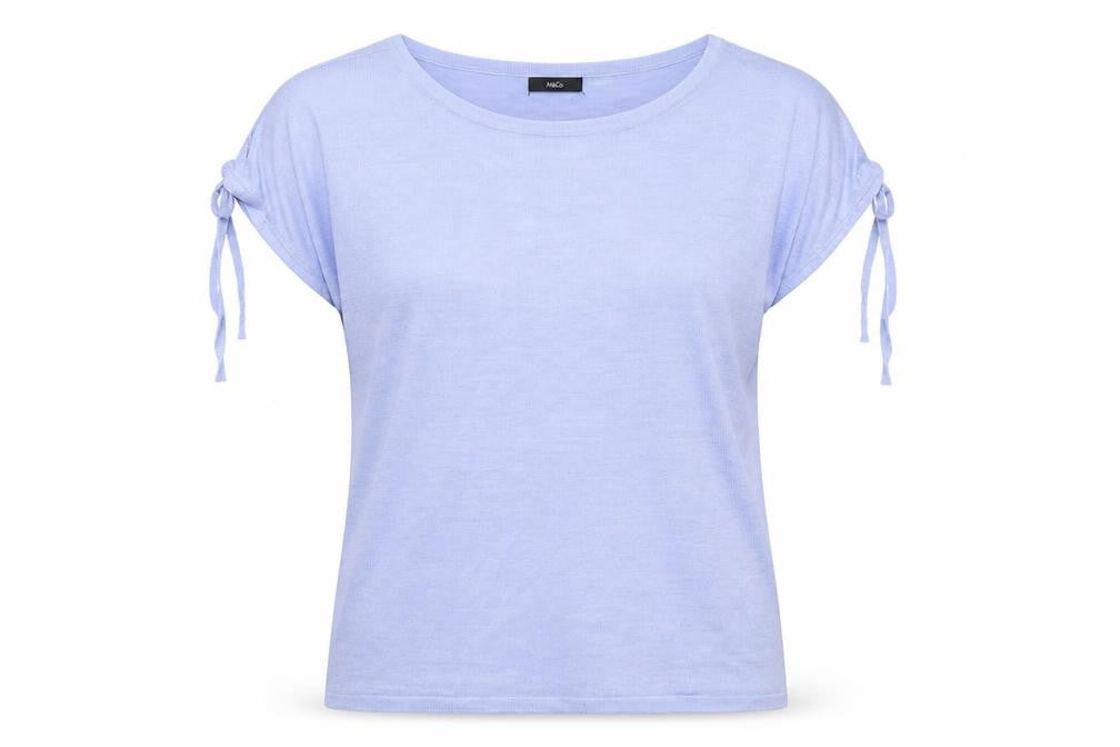 M&Co Women's Blue Knit Jumper Size 12