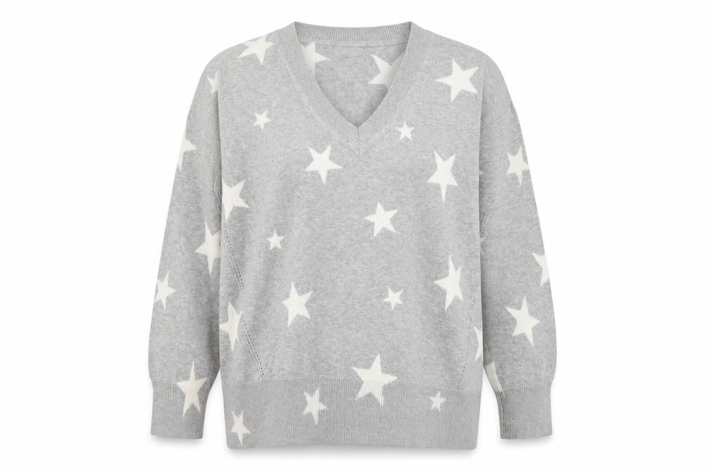 Marks & Spencer Women's Grey Star Pullover, Medium