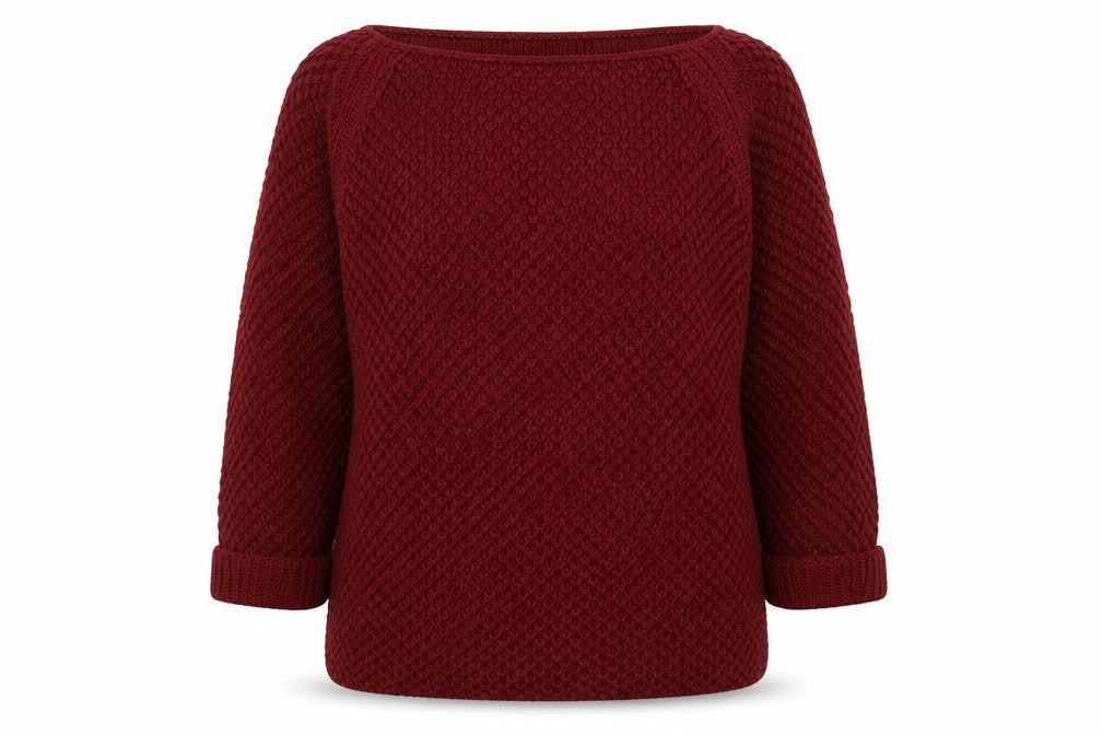 MISO Women's Red Pullover Jumper Size 12