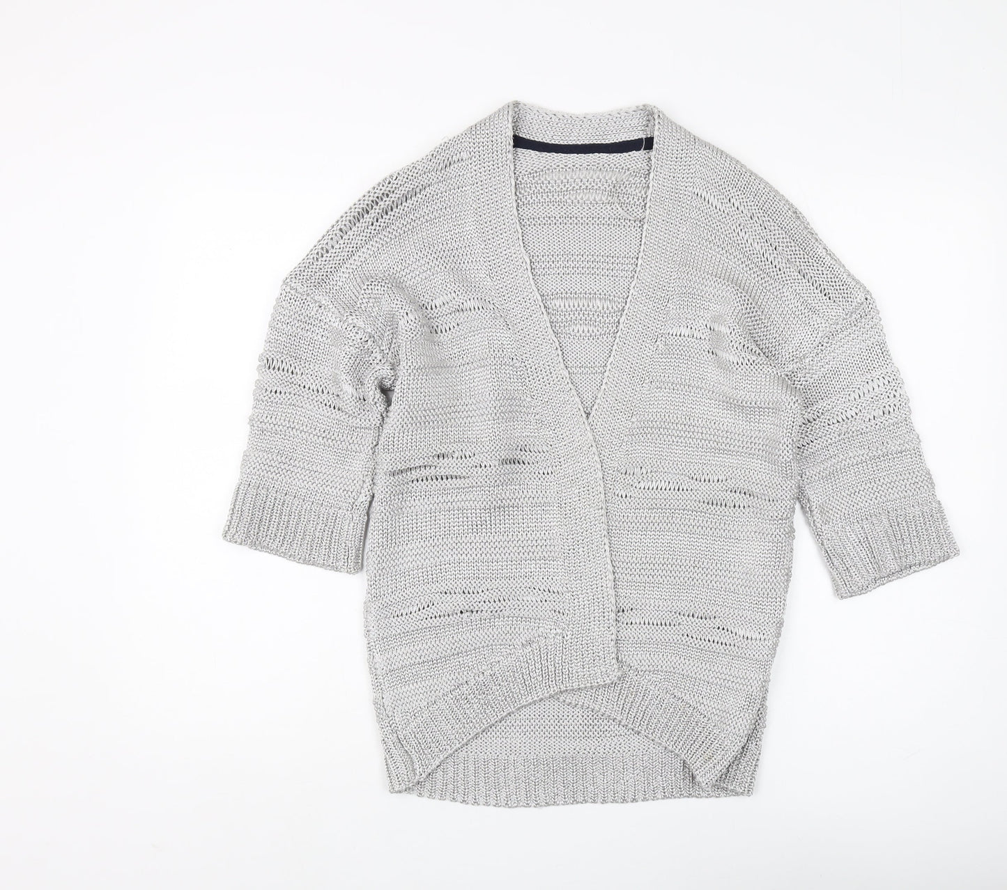 Marks and Spencer Silver Open-Knit Cardigan