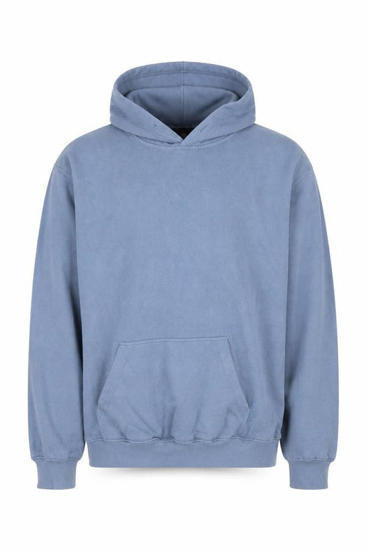H&M Men's Blue Relaxed Pullover Hoodie XS