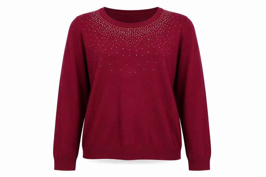 Mudflower Women's Red Pullover Jumper L