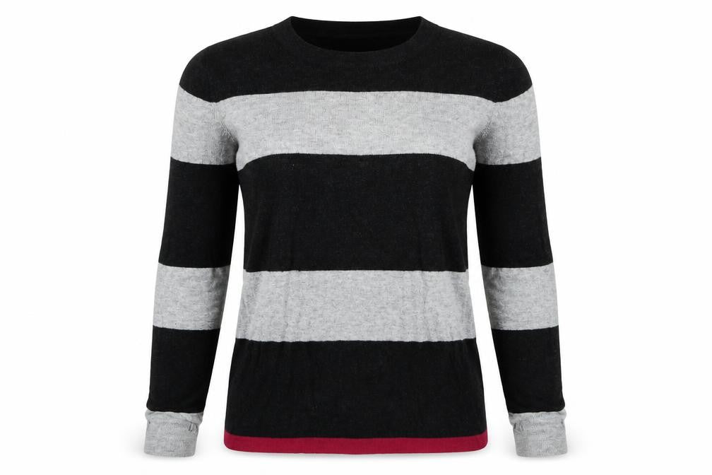 Kenar Women's Striped Pullover Jumper, Medium