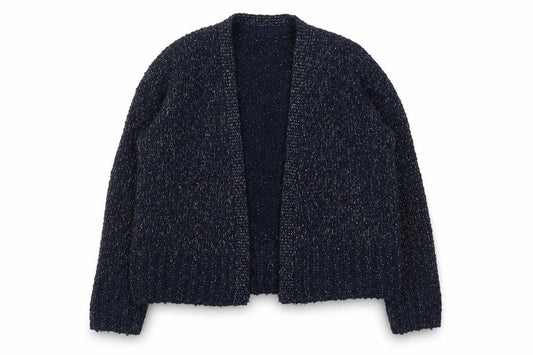 GAP Girls' Blue Cardigan 6-7 Years Open Knit Sweater