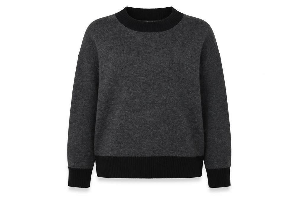 French Connection Women's Grey Pullover Jumper L