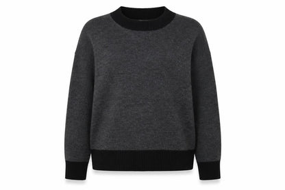 Front view of French Connection Women's Grey jumper L