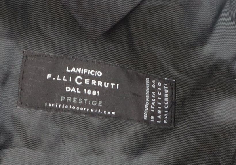 F.lli Cerruti Men's Black Suit Jacket 40R Formal