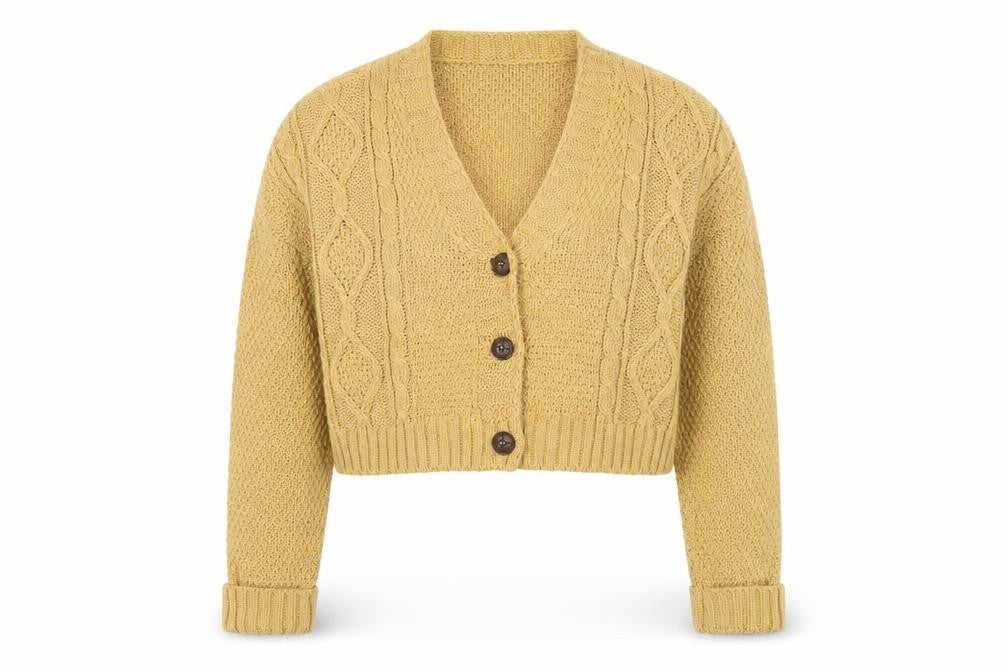 PrettyLittleThing Women's Beige Cardigan M - Casual