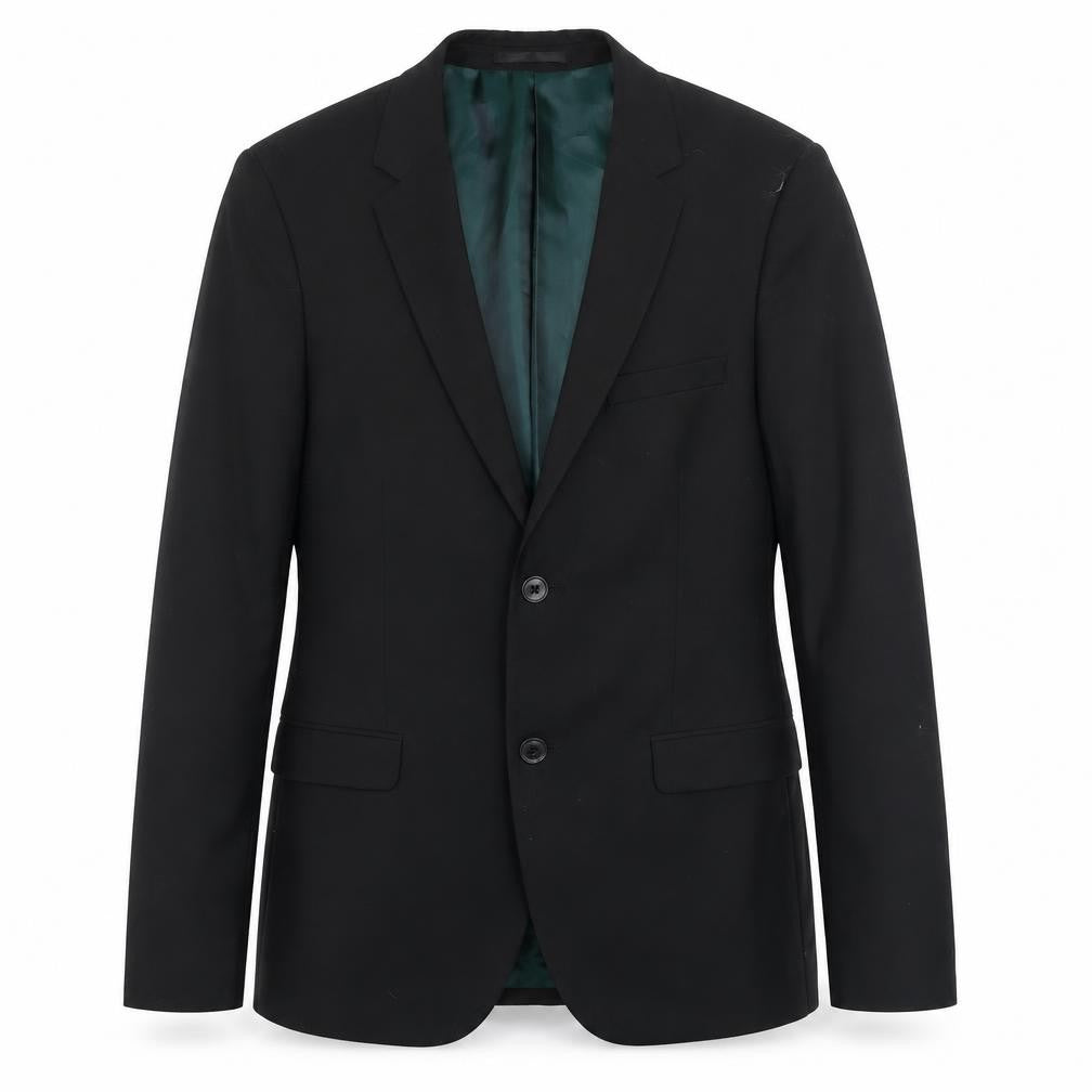 Topman Men's Black Slim Blazer, Size 38, Formal Wear