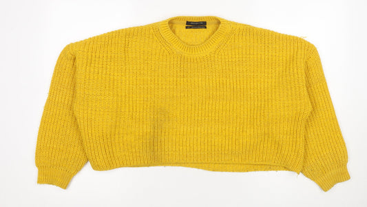 Urban Outfitters Women's Yellow Pullover Jumper S