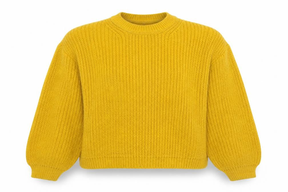 Urban Outfitters Women's Yellow Pullover Jumper S