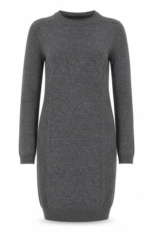 Warehouse Women's Grey Wool Jumper Dress Size 8