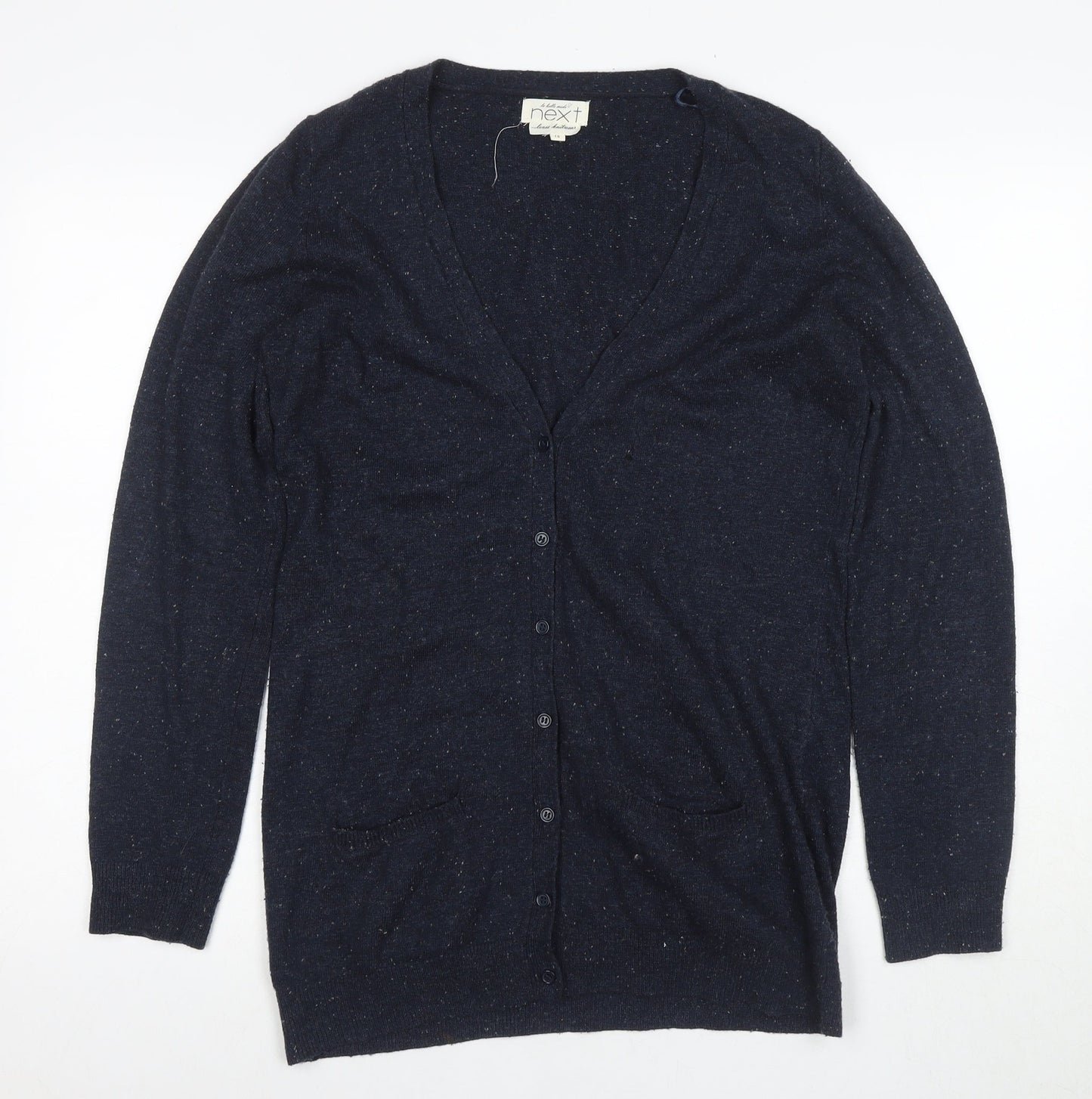 Next Women's Black V-Neck Cardigan Size 10
