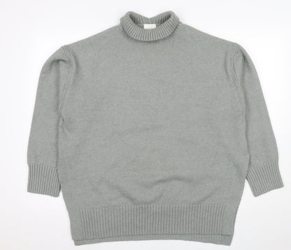 H&M Women’s Grey Pullover Jumper - Size 20 Roll Neck