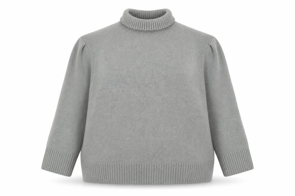 H&M Women’s Grey Pullover Jumper - Size 20 Roll Neck