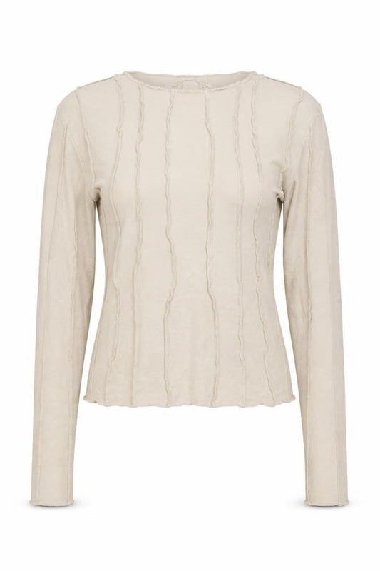 Pull&Bear Women's Beige Long Sleeve Blouse - Size S