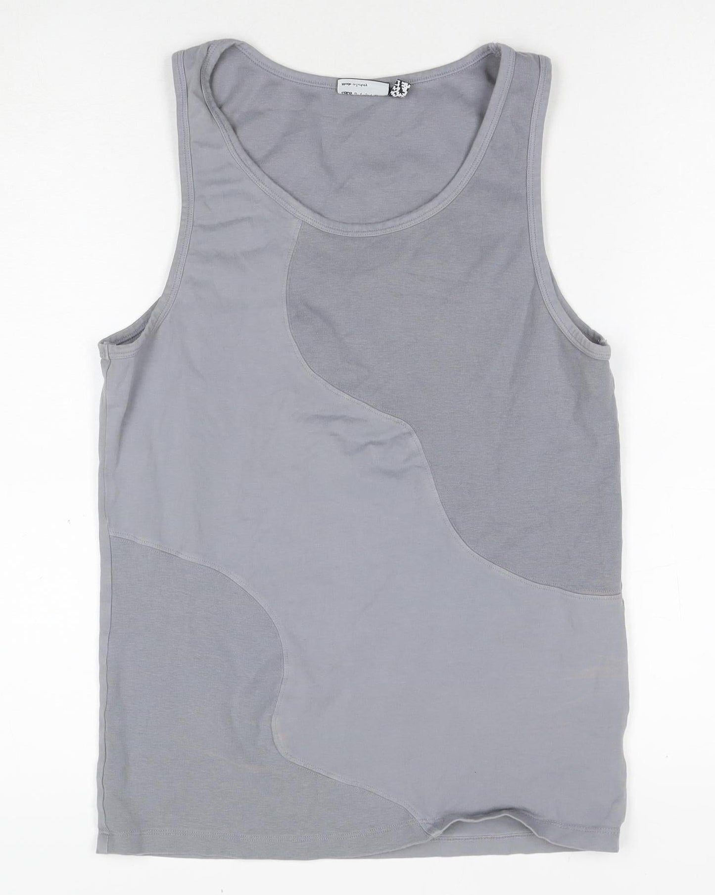 ASOS Unisex Grey Tank Top M - Casual Jersey Sleeveless