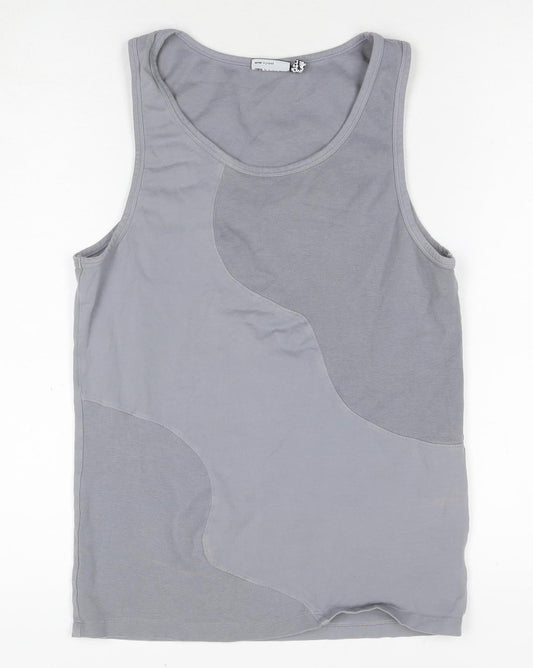 ASOS Unisex Grey Tank Top M - Casual Jersey Sleeveless