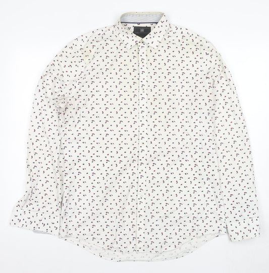 Marks and Spencer Men's Multicoloured Slim Fit Shirt