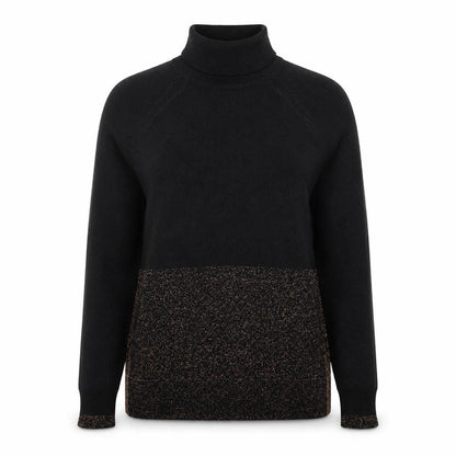 Next Women's Black High Neck Jumper - Size 8