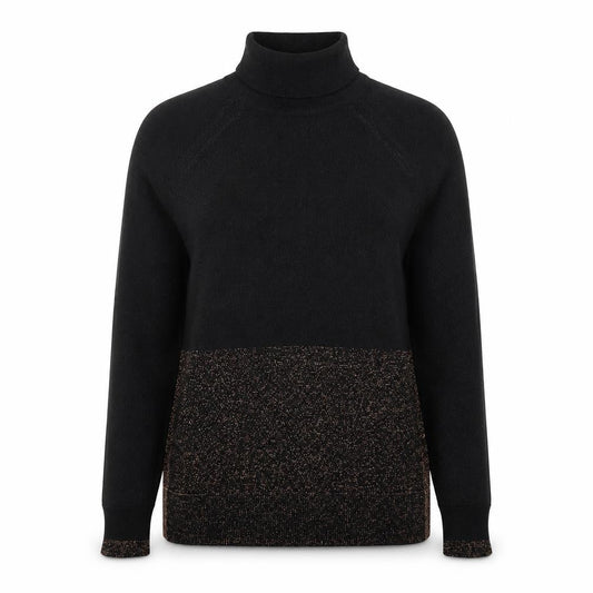 Next Women's Black High Neck Jumper - Size 8