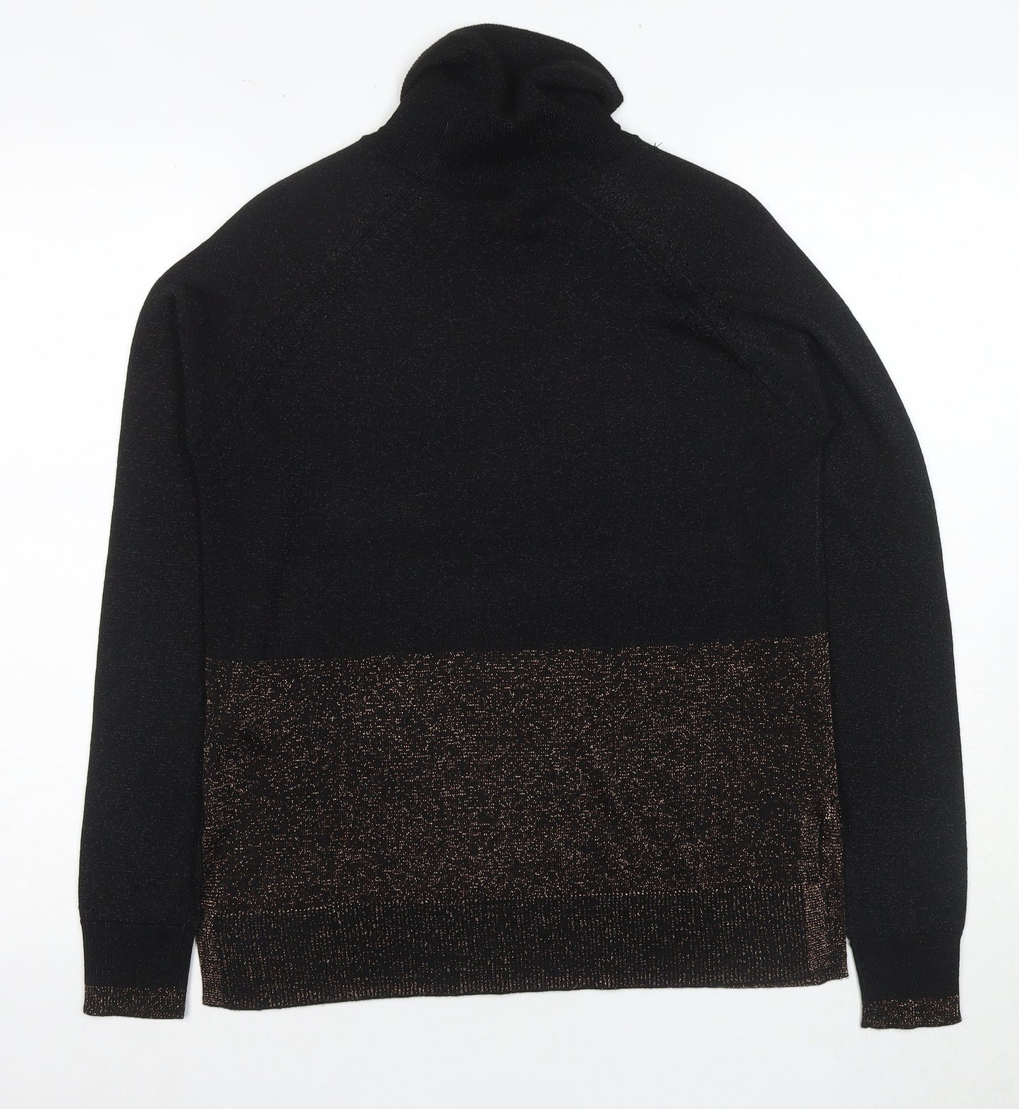 Next Women's Black High Neck Jumper - Size 8