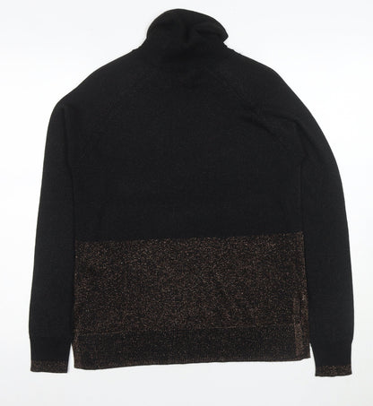 Next Women's Black High Neck Jumper - Size 8