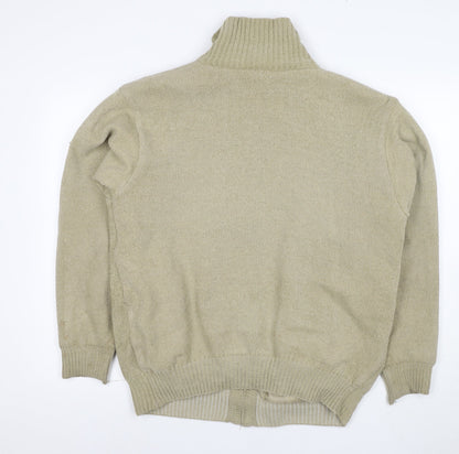 J. Wills Men's Beige Full Zip Retro Jacket Size M