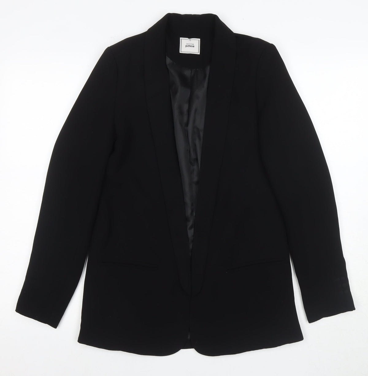 Pimkie Women's Black Shawl Lapel Blazer, Size S