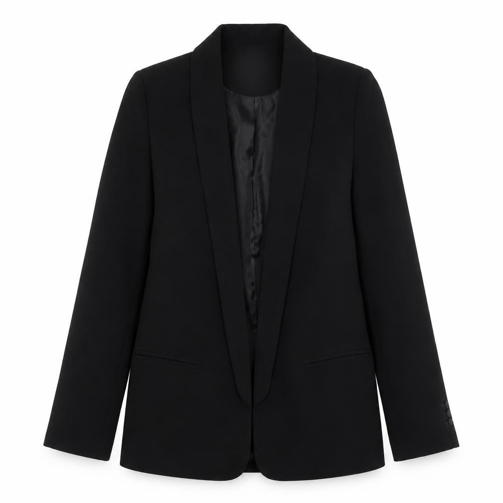 Pimkie Women's Black Shawl Lapel Blazer, Size S