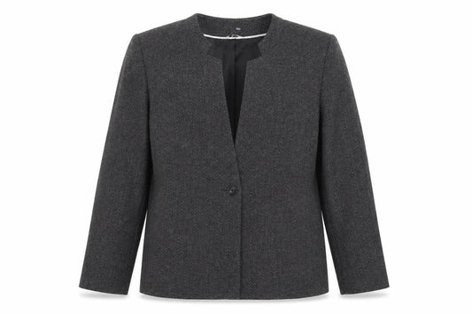 Kasper Women's Grey Blazer, Size 16, Business Wear